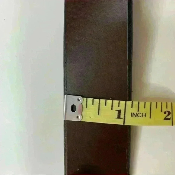 Dickies Men’s Brown Leather Belt - Picture 3 of 8
